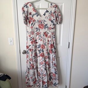 Lucky Brand Tiered Maxi Dress